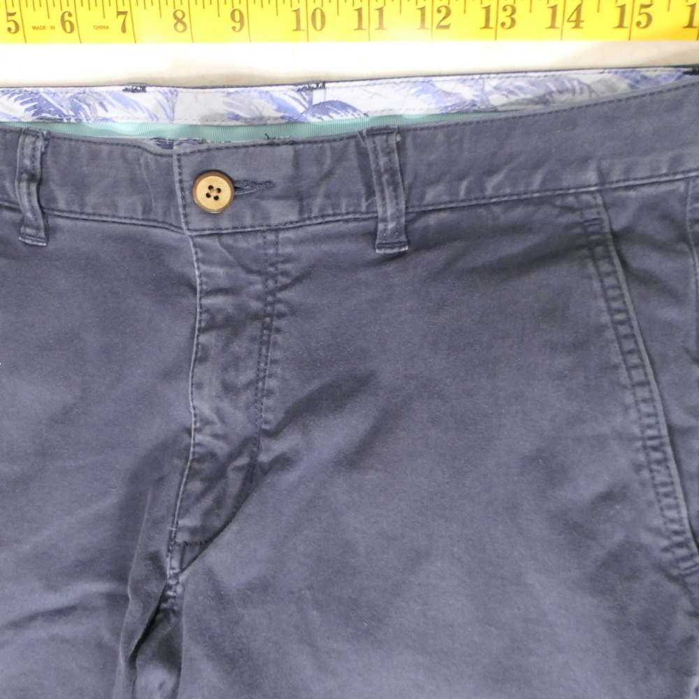 Tommy Bahama Mens Boracay Shorts 32 Navy Chino Coastal Casual Hamptons Nautical - Picture 10 of 10
